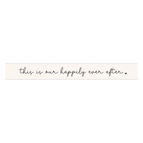 Stick Art - This Is Our Happily