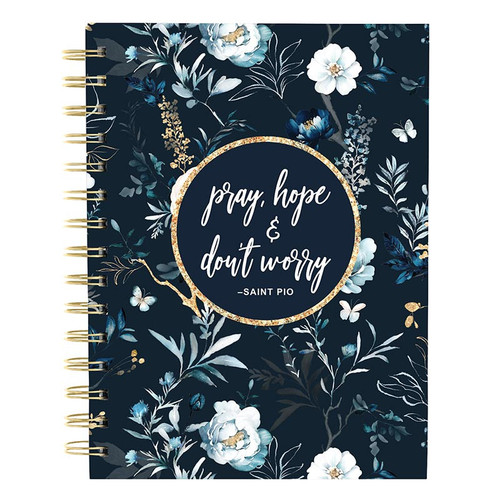 Pray Hope and Don't Worry Journal Notebook - 6/pk