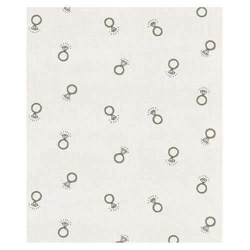 Luxe Throw - White Rings