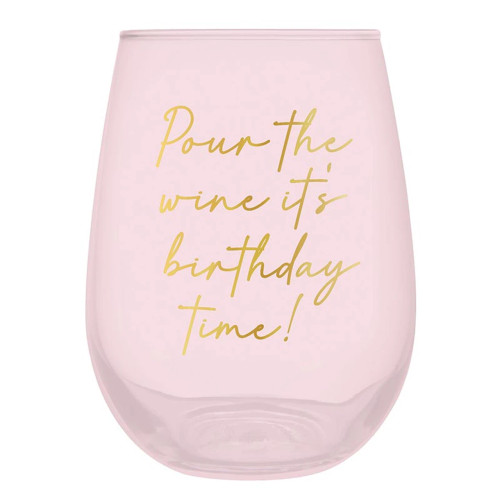 Stemless Wine Glass - Pour The Wine