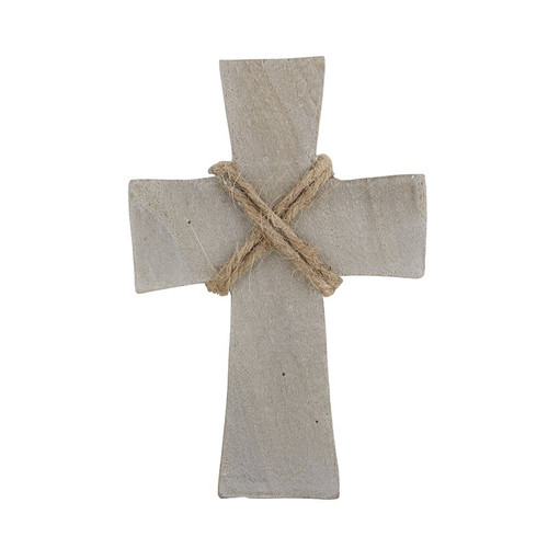 Gray Paulownia Standing Cross -  Small