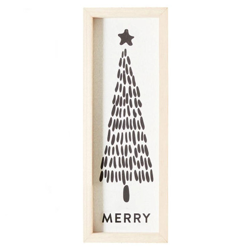 Wood Sign - Merry Tree