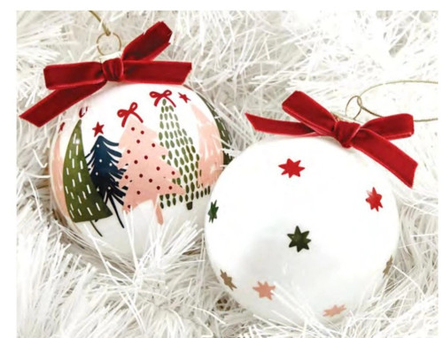 Glass Ornament Set