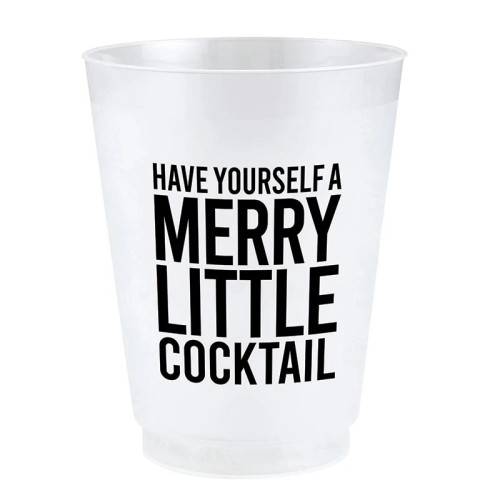 Holiday Frost Cups - Little Cocktail - Set of 8