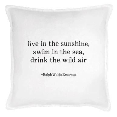 Face to Face Euro Pillowcase - Live Sunshine