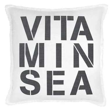 Face to Face Euro Pillowcase - Vitamin Sea