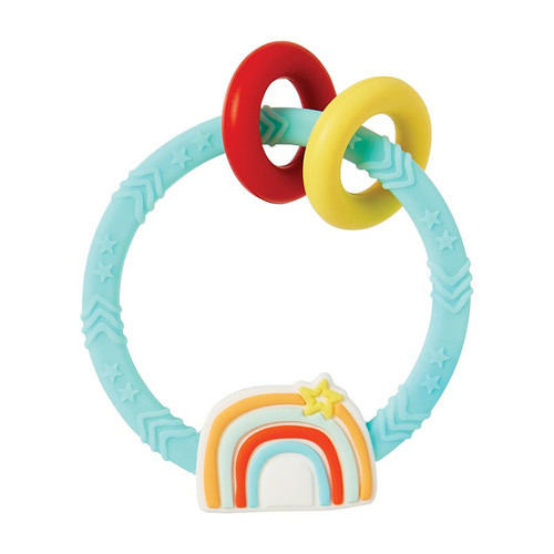 Silicone Teether - Rainbow Ring