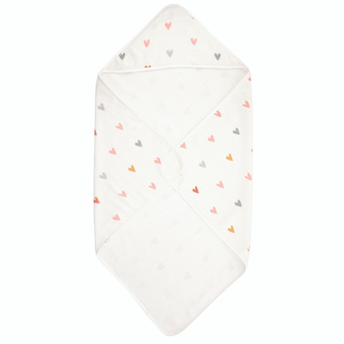 Hooded Towel - Hearts