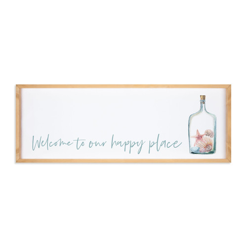 Framed Art - Welcome To Our Happy Place