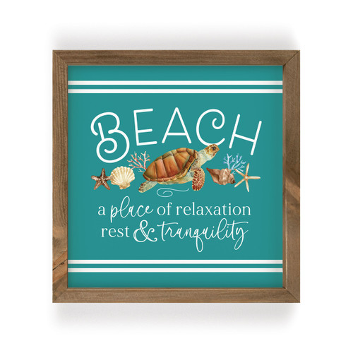 Framed Art - Beach Relaxation