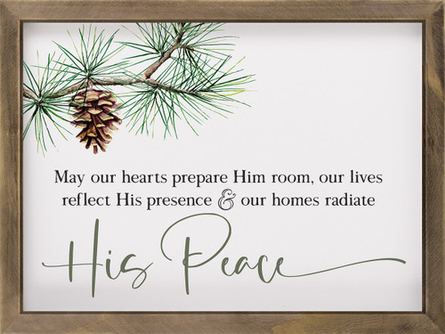 Framed Art - Prepare Him Room