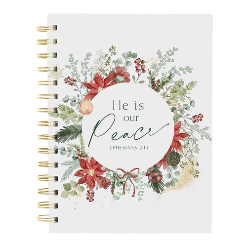 He is Our Peace Spiral Notebook- 6/pk