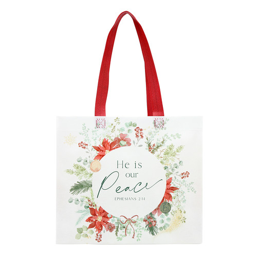 He is Our Peace Reusable Gift Bag- 6/pk