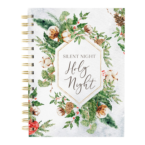 Silent Night Spiral Notebook- 6/pk