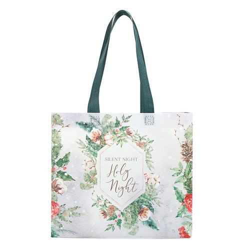 Silent Night Reusable Gift Bag- 6/pk