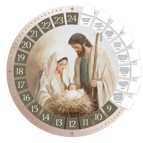 A Savior is Born Advent Calendar- 12/pk