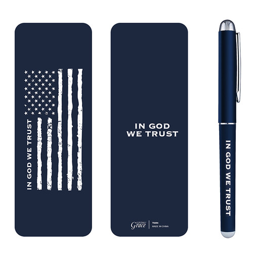 In God We Trust Pen & Bookmark Set- 12/pk