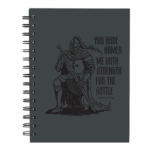 Armored in Strength Spiral Notebook- 6/pk