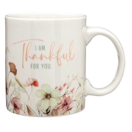 Thankful for You Coffee Mug- 4/pk
