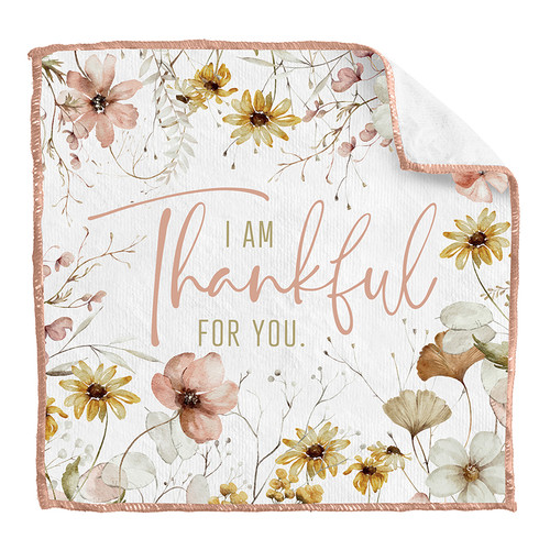 Thankful for You Expanding Washcloth- 6/pk