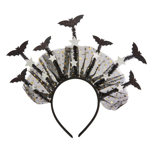 Headband - Bat Stars Halloween