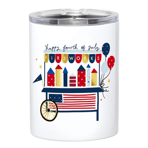 Stainless Steel Tumbler - Fireworks