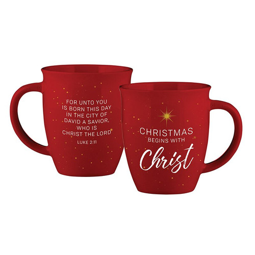 Christmas Begins with Christ Mug