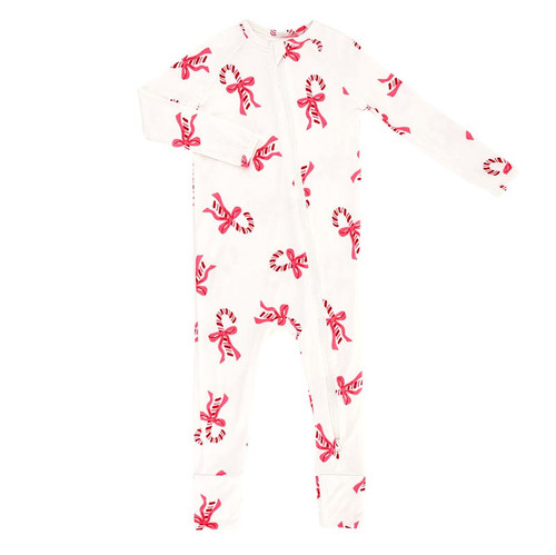 Cozy Romper - Candy Canes