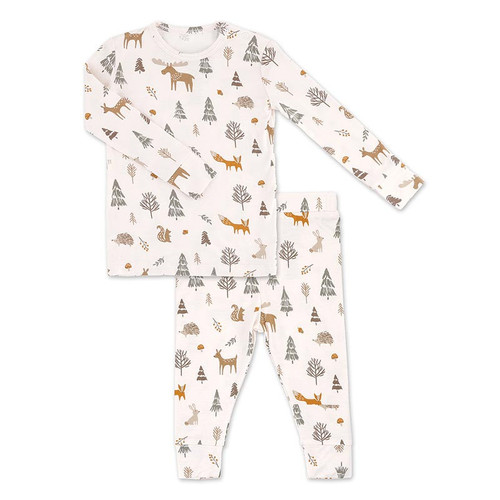 2 PC PJ Set - Pink Woodland