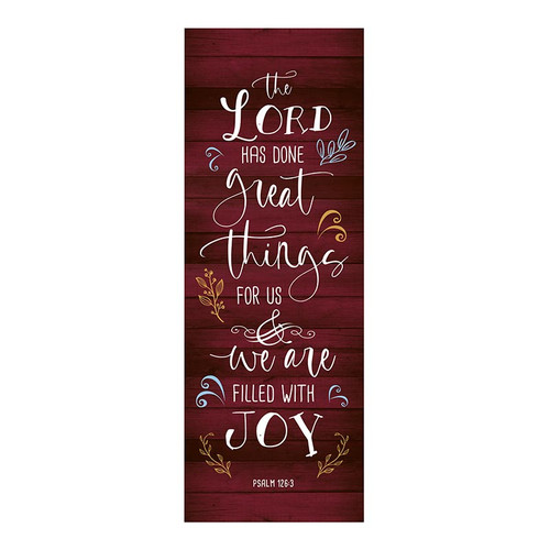Autumn Inspiration Series X-Stand Banner - The Lord Has Done Great Things