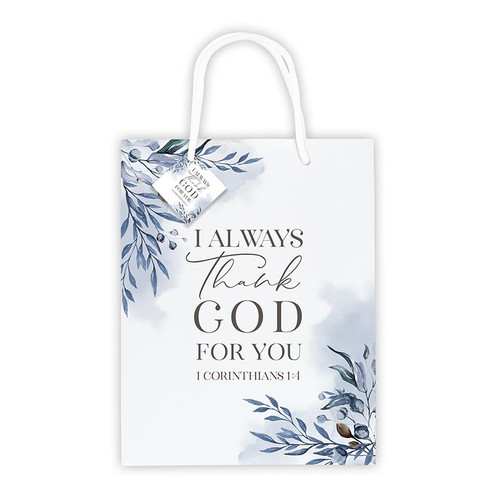 I Always Thank God For You Gift Bag - 12/pk