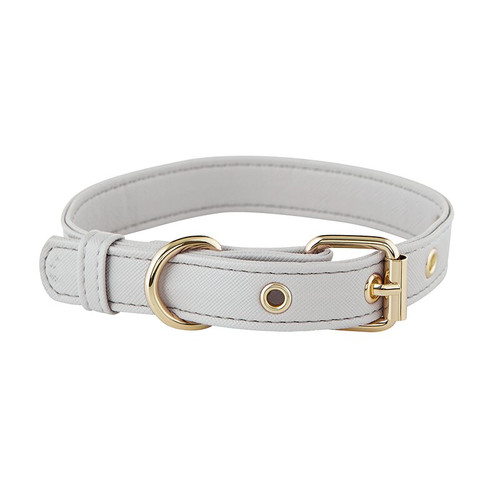 Saffiano Collar - Grey F3828