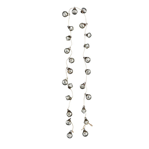 Glass Garland - White/Grey