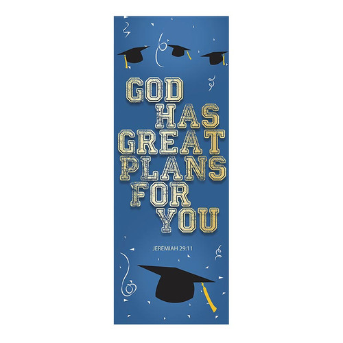 God Has Plans X-Stand Banner