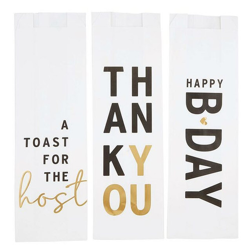 Paper Wine Bags - Party Assorted