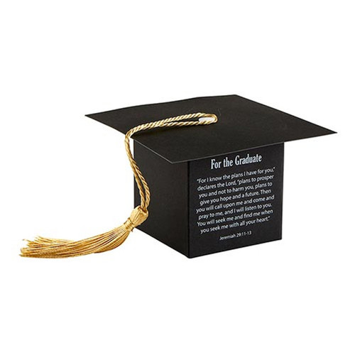 Graduate Hat Gift Box - 6/pk - 6/cs