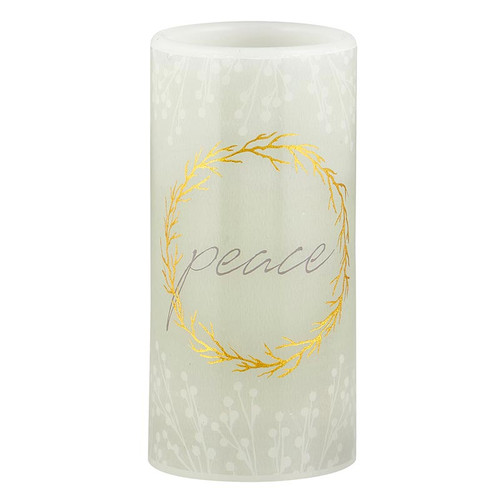 LED Candle - Medium - Peace