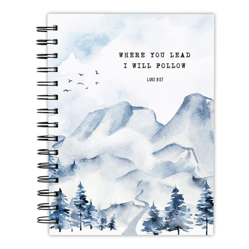 Where You Lead Notebook - 6/pk