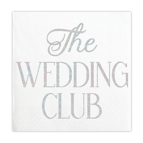Foil Beverage Napkins - The Wedding Club