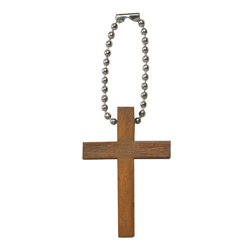 Wooden Cross Keychain - 24/pk