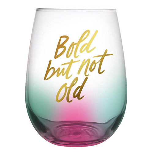 Thimblepress x Slant Stemless Wine Glass - Bold But Not Old