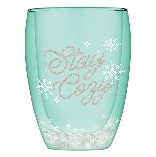 Double-Wall Stemless Glass - Stay Cozy
