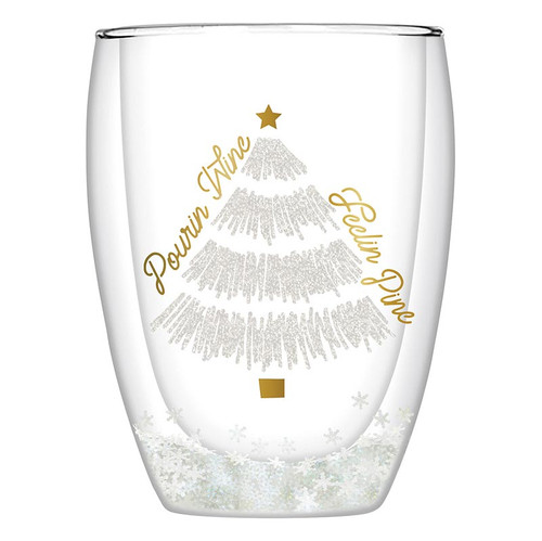 Double-Wall Stemless Glass - Feeling Pine