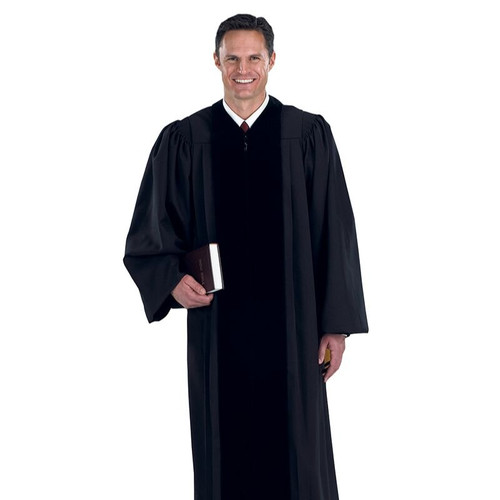 Magistrate Collection Pulpit robe with Velvet Panel
