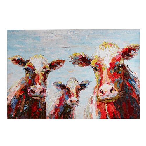 Printed Canvas - Cows