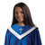 Canterbury Reversible Choir Stole - Sapphire with White Accent