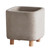 Square Pot With Legs - Small