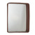 Faux Leather Rim Mirror