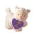 Plush Woolly Lamb with Lamb of God Heart - 12/pk