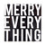 4" Square Lucite Block - Merry Everything